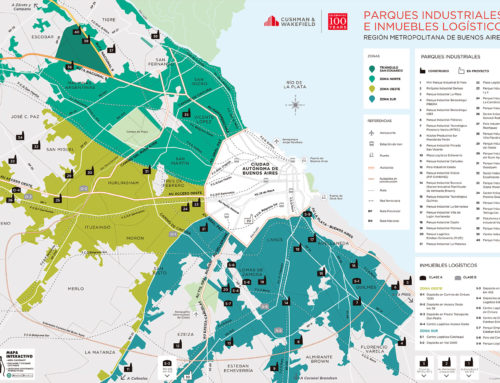 Mapa de parques industriales e inmuebles logísticos